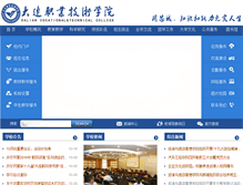 Tablet Screenshot of dlvtc.edu.cn